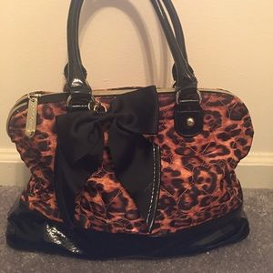 Betsey Johnson Cheetah Print Purse
